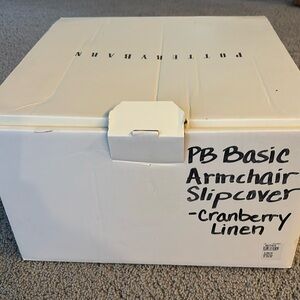 Pottery Barn Basic Armchair Slipcover